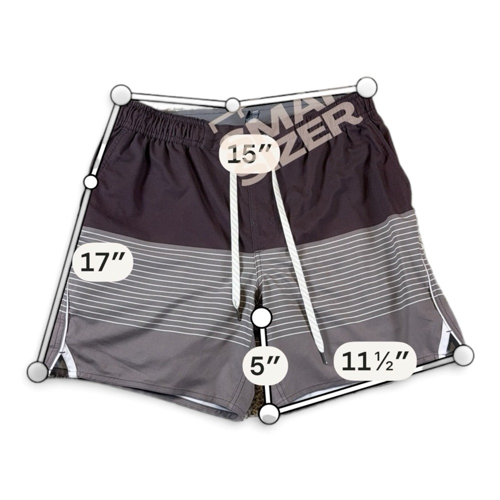 Vuori Bank Shorts Men's Small Gray Drawstring Athletic - Picture 4 of 9